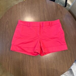 Express Hot Pink Chino Shorts 4” inseam